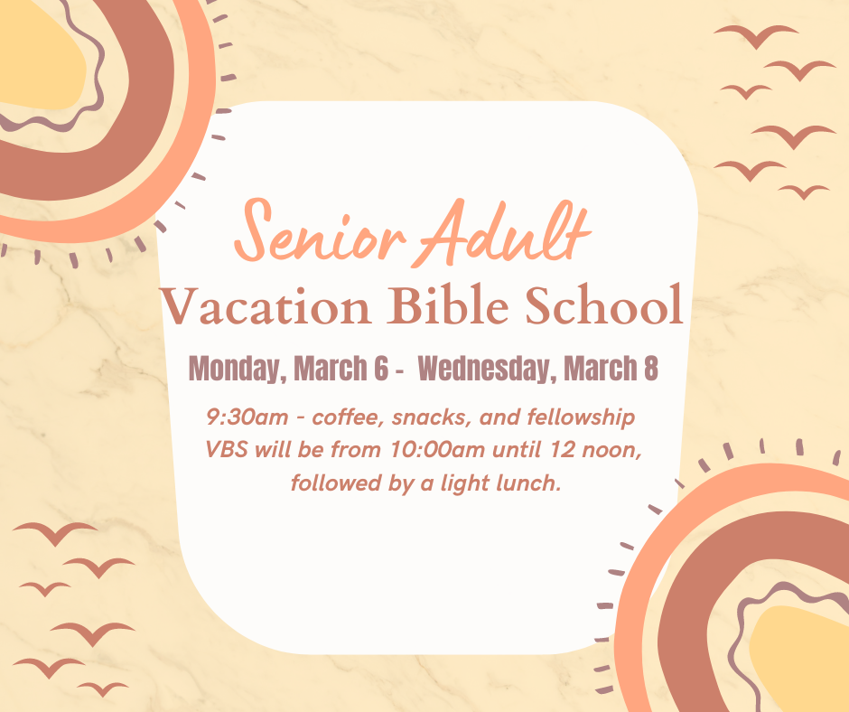 Senior Adult VBS
